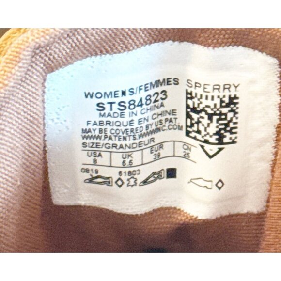 Sperry Top Sider Women's Tan Brown Saltwater Duck Rain Boot Leather Rubber Sz 8 - Picture 8 of 9